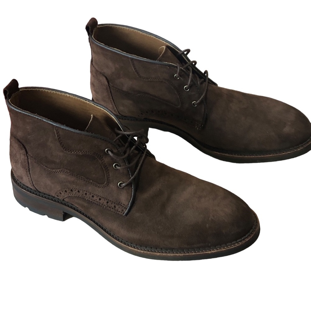 Johnston & Murphy Men’s Brown Ankle Lace Up Chukka Boots size 9.5